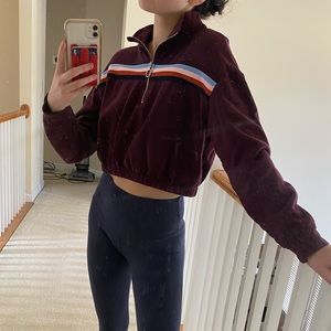 Cropped sweatshirt